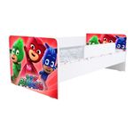 Casa si Gradina - Mobilier - Mobilier copii - Patuturi copii - Pat pentru copii Kiddy Printese, 180x80, alb/multicolor, saltea inclusa - Infinity.ro