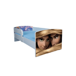 Casa si Gradina - Mobilier - Mobilier copii - Patuturi copii - Pat pentru copii Rapunzel, 180x80 cm, alb/multicolor, saltea inclusa - Infinity.ro