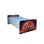 Casa si Gradina - Mobilier - Mobilier copii - Patuturi copii - Pat pentru copii Avengers, 130x60 cm, alb/multicolor, saltea inclusa - Infinity.ro