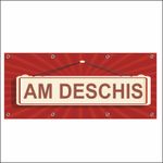 Carti si Birotica - Papetarie - Afise si stickere - Banner MEDIA, Am deschis model 2, 200 x 80 cm - Infinity.ro