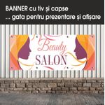 Carti si Birotica - Papetarie - Afise si stickere - Banner MEDIA, Beauty salon model 3, 250 x 100 cm - Infinity.ro