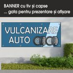 Carti si Birotica - Papetarie - Afise si stickere - Banner MEDIA, Vulcanizare auto model 1, 150 x 60 cm - Infinity.ro