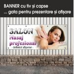 Carti si Birotica - Papetarie - Afise si stickere - Banner MEDIA, Salon masaj model 1, 150 x 60 cm - Infinity.ro