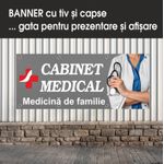Carti si Birotica - Papetarie - Afise si stickere - Banner MEDIA, Cabinet medical model 1, 300 x 120 cm - Infinity.ro