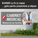Carti si Birotica - Papetarie - Afise si stickere - Banner MEDIA, Cabinet medical model 1, 300 x 120 cm - Infinity.ro