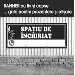 Carti si Birotica - Papetarie - Afise si stickere - Banner MEDIA, Spatiu de inchiriat model 1, 200 x 80 cm - Infinity.ro
