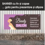 Carti si Birotica - Papetarie - Afise si stickere - Banner MEDIA, Beauty salon model 1, 300 x 120 cm - Infinity.ro