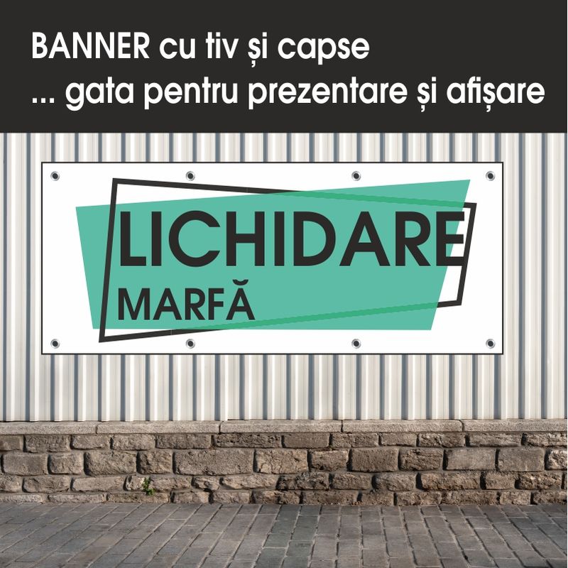 Carti si Birotica - Papetarie - Afise si stickere - Banner MEDIA, Lichidare marfa model 1, 250 x 100 cm - Infinity.ro