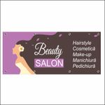 Carti si Birotica - Papetarie - Afise si stickere - Banner MEDIA, Beauty salon model 1, 300 x 120 cm - Infinity.ro