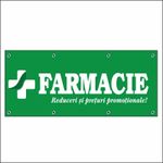 Carti si Birotica - Papetarie - Afise si stickere - Banner MEDIA, Farmacie model 2, 250 x 100 cm - Infinity.ro