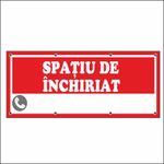 Carti si Birotica - Papetarie - Afise si stickere - Banner MEDIA, Spatiu de inchiriat model 2, 250 x 100 cm - Infinity.ro