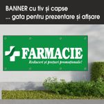 Carti si Birotica - Papetarie - Afise si stickere - Banner MEDIA, Farmacie model 2, 250 x 100 cm - Infinity.ro