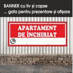 Carti si Birotica - Papetarie - Afise si stickere - Banner MEDIA, Apartament de inchiriat model 2, 200 x 80 cm - Infinity.ro