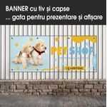 Carti si Birotica - Papetarie - Afise si stickere - Banner MEDIA, Pet shop model 2, 150 x 60 cm - Infinity.ro