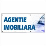 Carti si Birotica - Papetarie - Afise si stickere - Banner MEDIA, Agentie imobiliara model 1, 250 x 100 cm - Infinity.ro