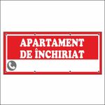 Carti si Birotica - Papetarie - Afise si stickere - Banner MEDIA, Apartament de inchiriat model 2, 300 x 120 cm - Infinity.ro