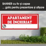 Carti si Birotica - Papetarie - Afise si stickere - Banner MEDIA, Apartament de inchiriat model 2, 300 x 120 cm - Infinity.ro