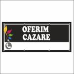 Carti si Birotica - Papetarie - Afise si stickere - Banner MEDIA, Oferim cazare model 1, 250 x 100 cm - Infinity.ro