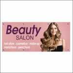 Carti si Birotica - Papetarie - Afise si stickere - Banner MEDIA, Beauty salon model 4, 300 x 120 cm - Infinity.ro