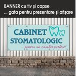 Carti si Birotica - Papetarie - Afise si stickere - Banner MEDIA, Cabinet stomatologic model 2, 200 x 80 cm - Infinity.ro