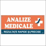 Carti si Birotica - Papetarie - Afise si stickere - Banner MEDIA, Analize medicale model 2 200 x 80 cm - Infinity.ro