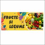 Carti si Birotica - Papetarie - Afise si stickere - Banner MEDIA, Legume si fructe model 2, 150 x 60 cm - Infinity.ro