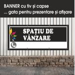 Carti si Birotica - Papetarie - Afise si stickere - Banner MEDIA, Spatiu de vanzare model 1, 300 x 120 cm - Infinity.ro