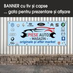 Carti si Birotica - Papetarie - Afise si stickere - Banner MEDIA, Piese auto model 1, 300 x 120 cm - Infinity.ro