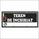 Carti si Birotica - Papetarie - Afise si stickere - Banner MEDIA, Teren de inchiriat model 1, 200 x 80 cm - Infinity.ro