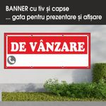 Carti si Birotica - Papetarie - Afise si stickere - Banner MEDIA, De vanzare model 2, 150 x 60 cm - Infinity.ro