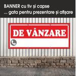 Carti si Birotica - Papetarie - Afise si stickere - Banner MEDIA, De vanzare model 2, 150 x 60 cm - Infinity.ro