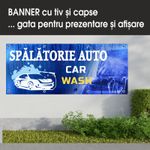 Carti si Birotica - Papetarie - Afise si stickere - Banner MEDIA, Spalatorie auto model 1, 200 x 80 cm - Infinity.ro
