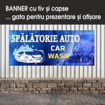 Carti si Birotica - Papetarie - Afise si stickere - Banner MEDIA, Spalatorie auto model 1, 200 x 80 cm - Infinity.ro