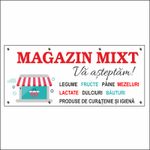 Carti si Birotica - Papetarie - Afise si stickere - Banner MEDIA, Magazin mixt model 2, 250 x 100 cm - Infinity.ro