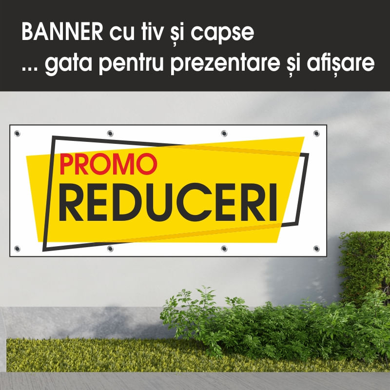 Carti si Birotica - Papetarie - Afise si stickere - Banner MEDIA, Reduceri model 1, 200 x 80 cm - Infinity.ro
