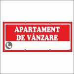 Carti si Birotica - Papetarie - Afise si stickere - Banner MEDIA, Apartament de vanzare model 2, 200 x 80 cm - Infinity.ro