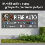 Carti si Birotica - Papetarie - Afise si stickere - Banner MEDIA, Piese auto model 2, 150 x 60 cm - Infinity.ro