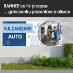 Carti si Birotica - Papetarie - Afise si stickere - Banner MEDIA, Vulcanizare auto model 2, 300 x 120 cm - Infinity.ro