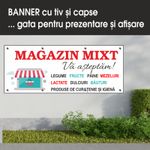 Carti si Birotica - Papetarie - Afise si stickere - Banner MEDIA, Magazin mixt model 2, 200 x 80 cm - Infinity.ro