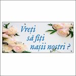 Carti si Birotica - Papetarie - Afise si stickere - Banner MEDIA, Vrei sa fiti nasii nostri model 2, 200 x 80 cm - Infinity.ro