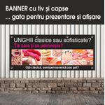 Carti si Birotica - Papetarie - Afise si stickere - Banner MEDIA, Salon unghii model 2, 150 x 60 cm - Infinity.ro