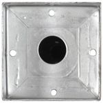 Casa si Gradina - Gradinarit si plante - Unelte gradinarit - Accesorii pentru unelte gradinarit - Tarusi de sol, 6 buc., argintiu, 12x12x56 cm, otel galvanizat - Infinity.ro