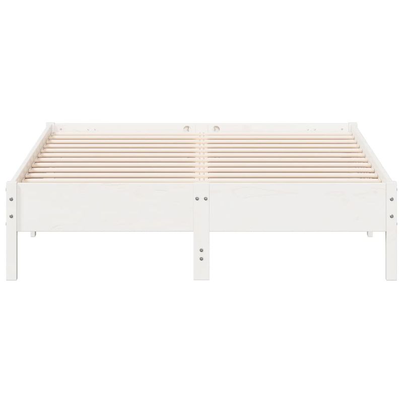 Casa si Gradina - Mobilier - Paturi si accesorii - Paturi - Cadru de pat, alb, 150x200 cm, lemn masiv de pin - Infinity.ro