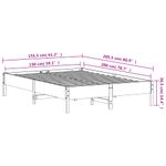 Casa si Gradina - Mobilier - Paturi si accesorii - Paturi - Cadru de pat, alb, 150x200 cm, lemn masiv de pin - Infinity.ro