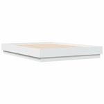 Casa si Gradina - Mobilier - Paturi si accesorii - Paturi - Cadru de pat, alb, 120x190 cm, lemn prelucrat - Infinity.ro