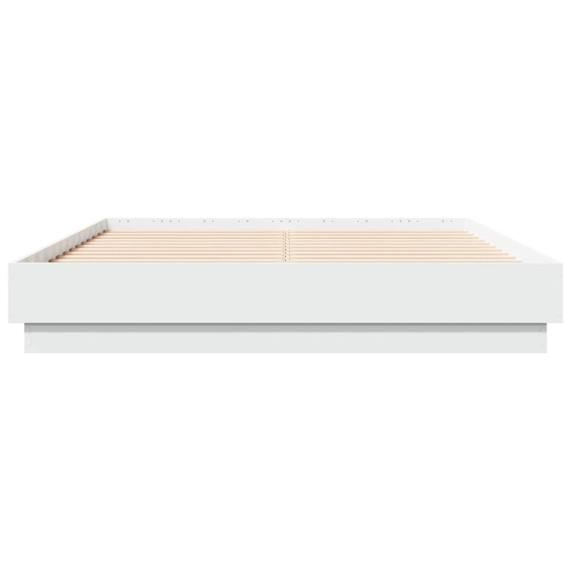 Casa si Gradina - Mobilier - Paturi si accesorii - Paturi - Cadru de pat, alb, 120x190 cm, lemn prelucrat - Infinity.ro
