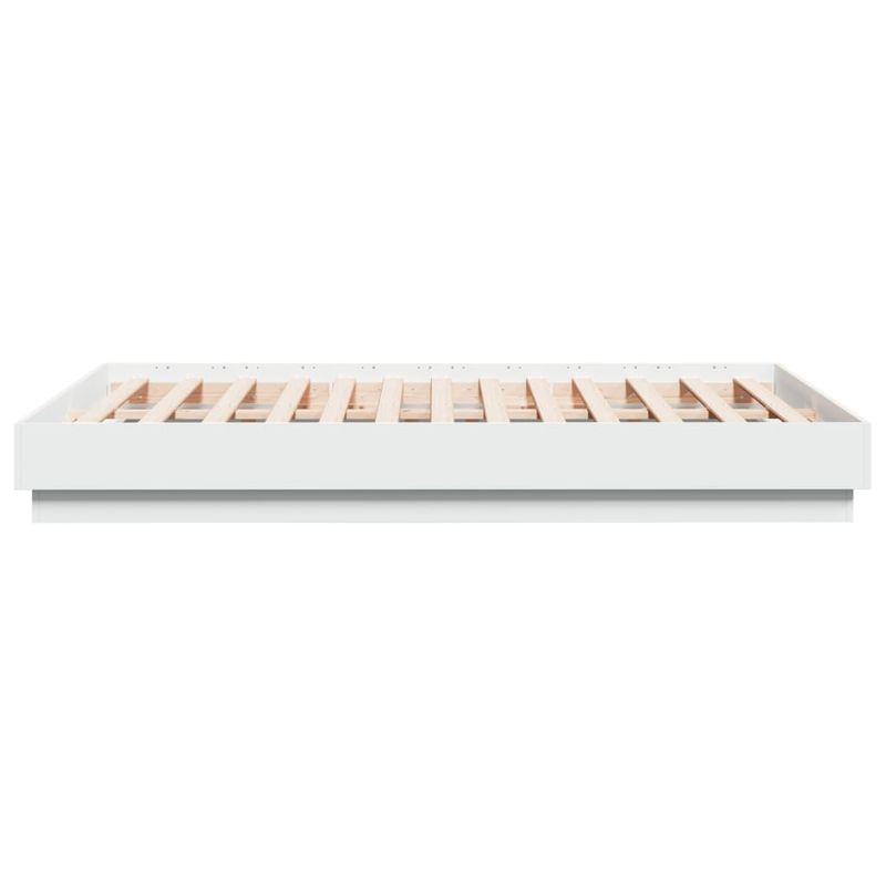 Casa si Gradina - Mobilier - Paturi si accesorii - Paturi - Cadru de pat, alb, 120x190 cm, lemn prelucrat - Infinity.ro