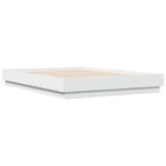 Casa si Gradina - Mobilier - Paturi si accesorii - Paturi - Cadru de pat, alb, 120x190 cm, lemn prelucrat - Infinity.ro