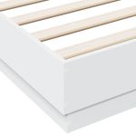 Casa si Gradina - Mobilier - Paturi si accesorii - Paturi - Cadru de pat, alb, 120x190 cm, lemn prelucrat - Infinity.ro