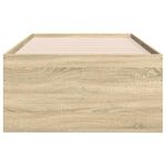 Casa si Gradina - Mobilier - Paturi si accesorii - Paturi - Cadru pat cu sertare, stejar sonoma, 90x200 cm, lemn prelucrat - Infinity.ro